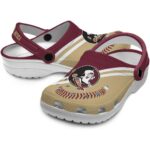 Personalized Florida State Seminoles Baseball Motif Crocs Best selling