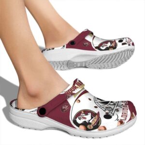 Personalized Florida State Seminoles Football Helmet Crocs High quality
