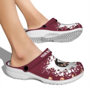 Personalized Florida State Seminoles Splatter Background Crocs High quality