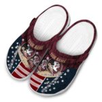 Personalized Florida State Seminoles Star Spangled Side Pattern Crocs Best selling