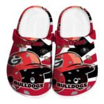 Personalized Georgia Bulldogs Baseball Helmet Clog 1 Personalized Georgia Bulldogs Baseball Helmet Crocs Best selling
