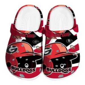 Personalized Georgia Bulldogs Baseball Helmet Crocs Best selling