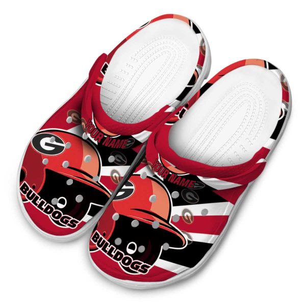 Personalized Georgia Bulldogs Baseball Helmet Crocs Trendy