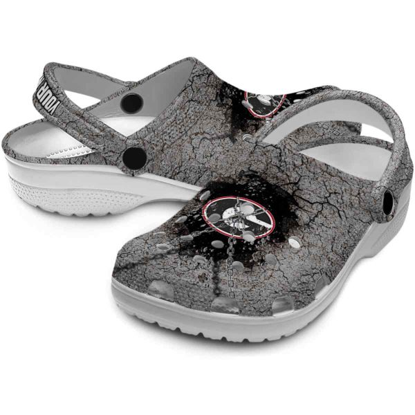 Personalized Georgia Bulldogs Cracked Ground Texture Crocs Latest Model