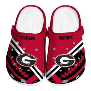 Personalized Georgia Bulldogs Football Motif Crocs Best selling