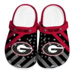 Personalized Georgia Bulldogs Star Spangled Graphic Crocs Best selling