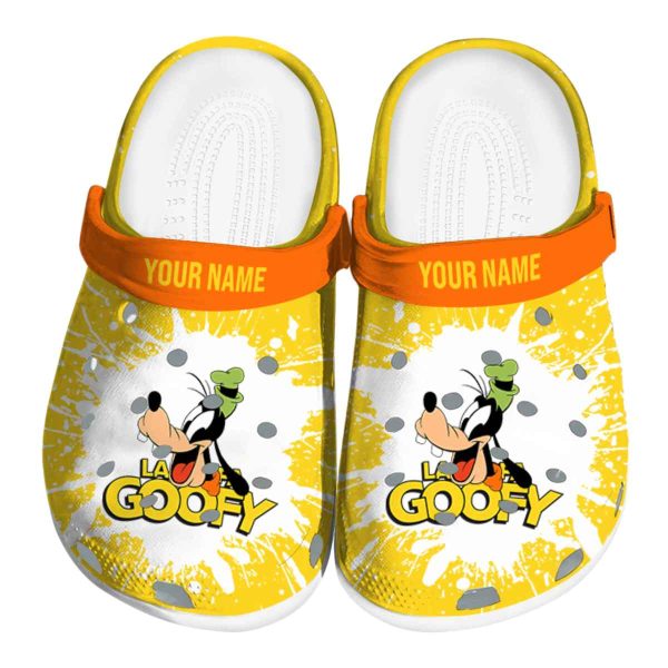 Personalized Goofy Splash Art Crocs Best selling