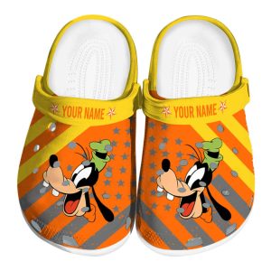 Personalized Goofy Star Spangled Graphic Crocs Best selling