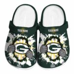 Personalized Green Bay Packers Gripping Hand Crocs Best selling
