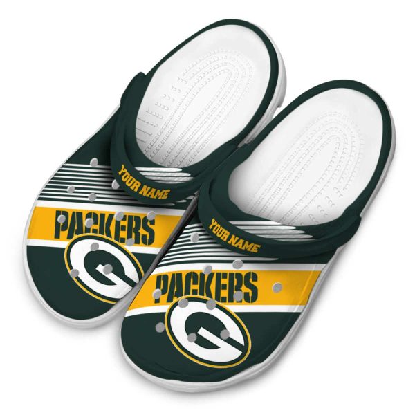 Personalized Green Bay Packers Vibrant Dual Tone Crocs Trendy