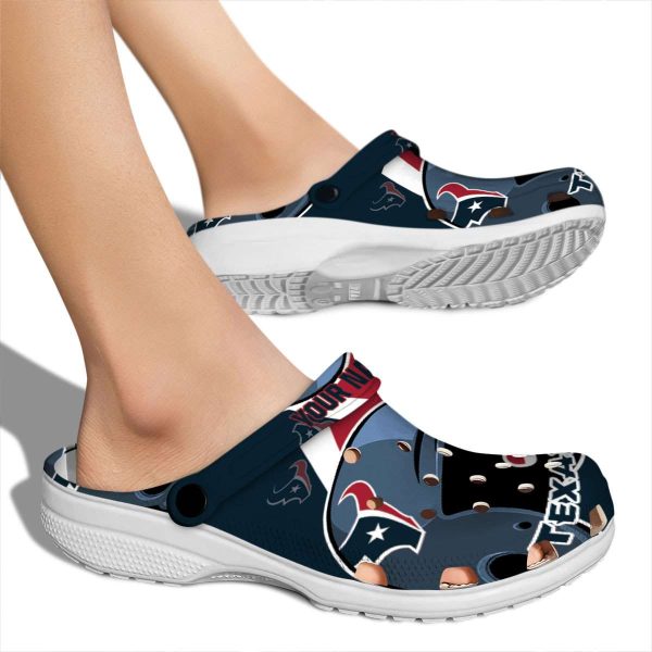 Personalized Houston Texans Baseball Helmet Crocs High quality