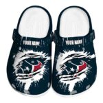 Personalized Houston Texans Splash Motif Background Crocs Best selling