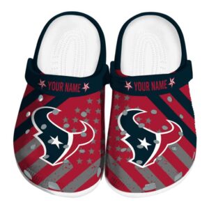 Personalized Houston Texans Star Spangled Graphic Crocs Best selling