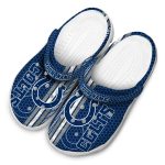 Personalized Indianapolis Colts Contrasting Stripes Crocs Best selling