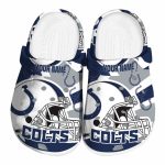 Personalized Indianapolis Colts Football Helmet Crocs Best selling