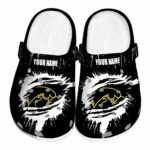Personalized Iowa Hawkeyes Splash Motif Background Crocs Best selling