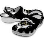 Personalized Iowa Hawkeyes Splash Motif Background Crocs Best selling