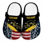 Personalized Iowa Hawkeyes Star Spangled Side Pattern Crocs Best selling