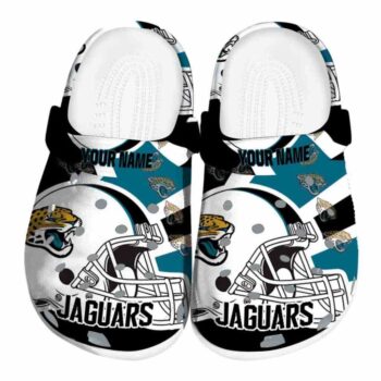 Personalized Jacksonville Jaguars Football Helmet Crocs Best selling