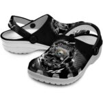 Personalized Jacksonville Jaguars Gothic Skull Crocs Best selling