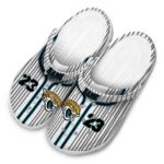 Personalized Jacksonville Jaguars Pinstripe Pattern Crocs Best selling