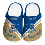 Personalized Kansas City Royals Baseball Motif Crocs Best selling