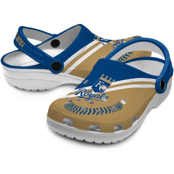 Personalized Kansas City Royals Baseball Motif Crocs Latest Model