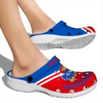 Personalized Kansas Jayhawks Baseball Motif Crocs Best selling