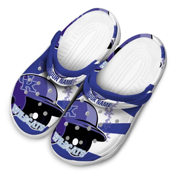 Personalized Kentucky Wildcats Baseball Helmet Crocs Trendy