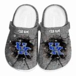 Personalized Kentucky Wildcats Cracked Ground Texture Crocs Best selling