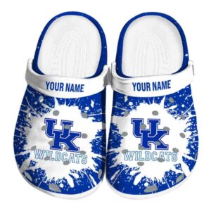Personalized Kentucky Wildcats Splash Art Crocs Best selling