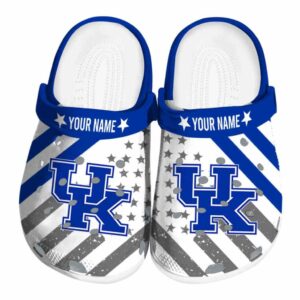 Personalized Kentucky Wildcats Star Spangled Graphic Crocs Best selling