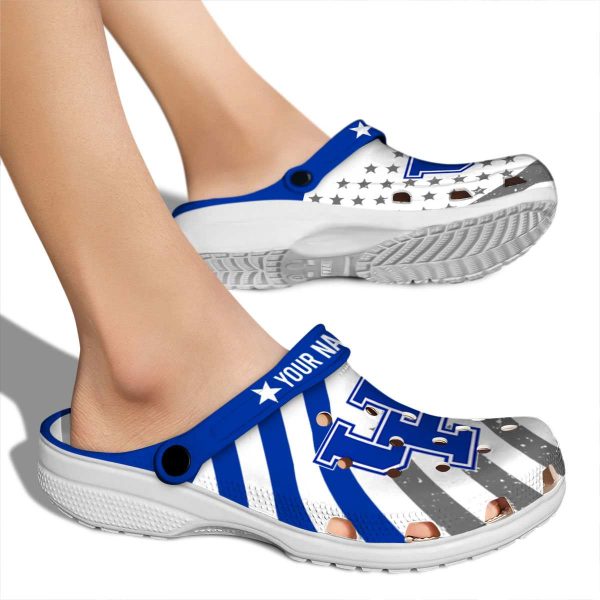 Personalized Kentucky Wildcats Star Spangled Graphic Crocs High quality