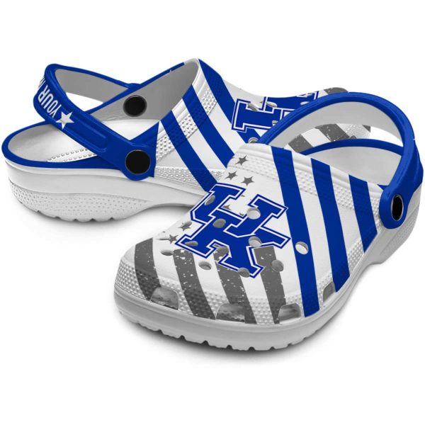 Personalized Kentucky Wildcats Star Spangled Graphic Crocs Latest Model