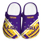 Personalized LSU Tigers Football Motif Crocs Best selling