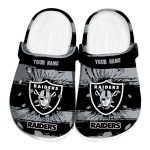 Personalized Las Vegas Raiders Paint Splatter Graphics Crocs Best selling