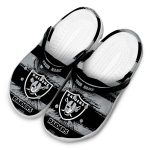 Personalized Las Vegas Raiders Paint Splatter Graphics Crocs Best selling