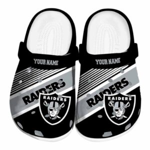 Personalized Las Vegas Raiders Vibrant Dual Tone Crocs Best selling