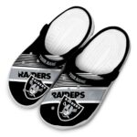 Personalized Las Vegas Raiders Vibrant Dual Tone Crocs Best selling