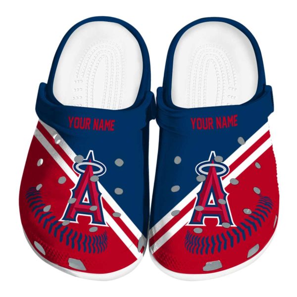 Personalized Los Angeles Angels Baseball Motif Crocs Best selling