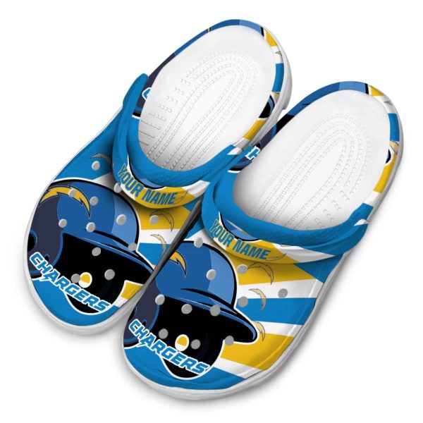 Personalized Los Angeles Chargers Baseball Helmet Crocs Trendy