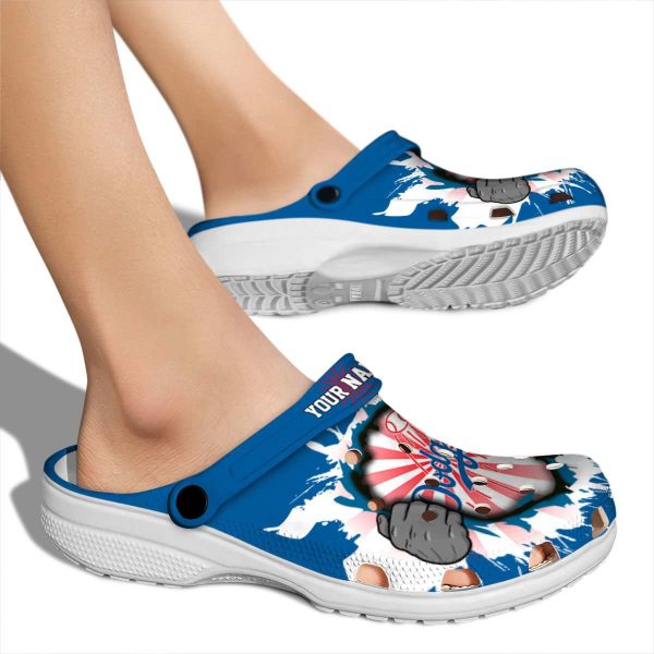 Personalized Los Angeles Dodgers Gripping Hand Crocs High quality
