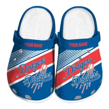 Personalized Los Angeles Dodgers Vibrant Dual Tone Crocs Best selling