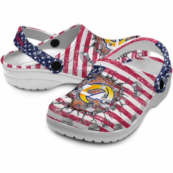 Personalized Los Angeles Rams Freedom Splinter Crocs Latest Model