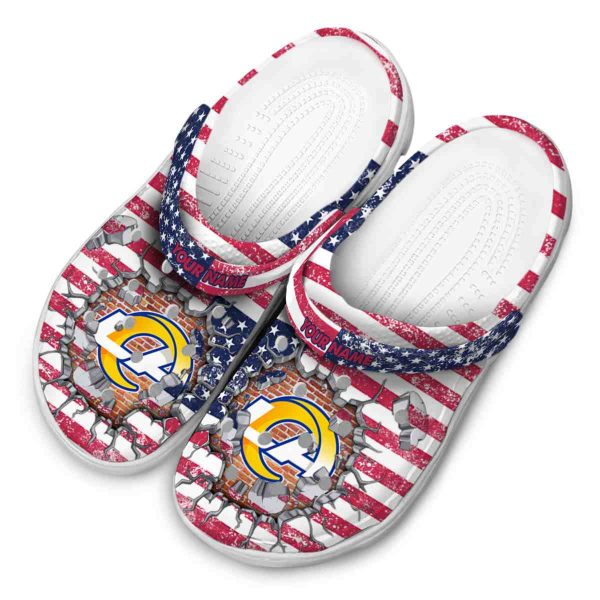 Personalized Los Angeles Rams Freedom Splinter Crocs Trendy