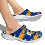 Personalized Los Angeles Rams Paint Splatter Graphics Crocs Best selling