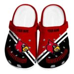 Personalized Louisville Cardinals Baseball Motif Crocs Best selling