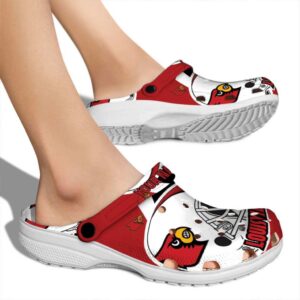 Personalized Louisville Cardinals Football Helmet Crocs High quality