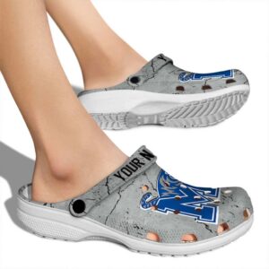 Personalized Memphis Tigers Cracked Texture Crocs High quality