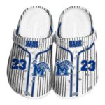 Personalized Memphis Tigers Pinstripe Pattern Crocs Best selling